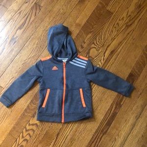 Adidas zip up sweat shirt